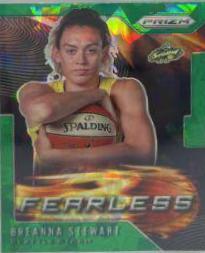 Breanna Stewart [Prizm Green Ice] #16 Basketball Cards 2020 Panini Prizm WNBA Fearless