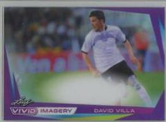 David Villa [Purple] #VI-DV1 Soccer Cards 2022 Leaf Vivid Imagery Prices