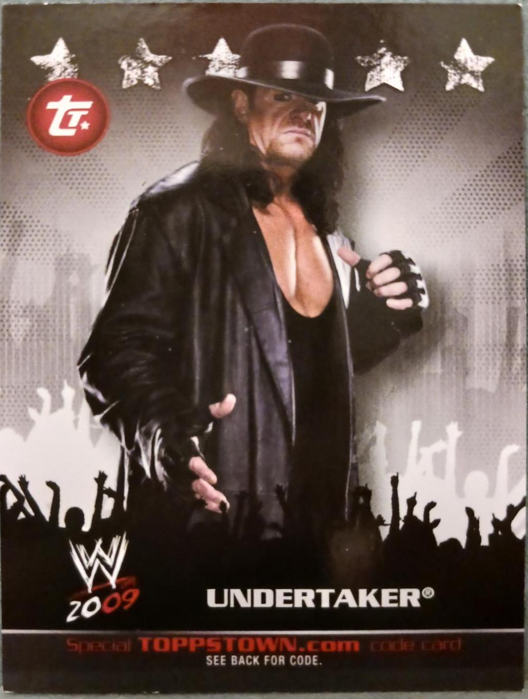 Undertaker #TT30 Wrestling Cards 2009 Topps WWE Town