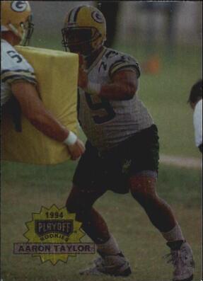 Aaron Taylor #303 Football Cards 1994 Playoff