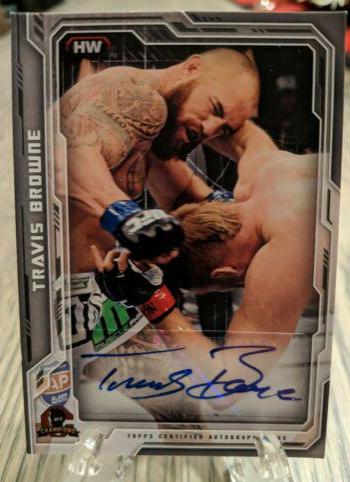 Travis Browne #CFA-TB Ufc Cards 2014 Topps UFC Champions Autographs