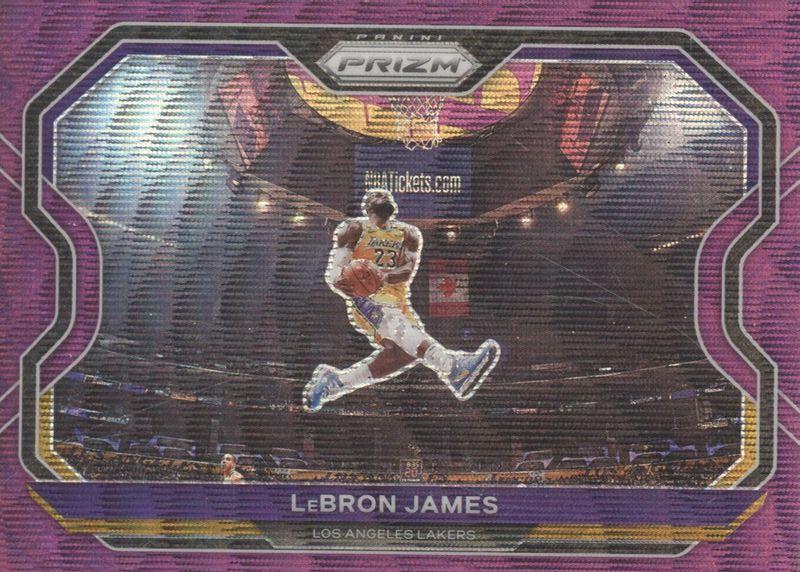 LeBron James [Purple Wave Prizm] #1 Prices | 2020 Panini Prizm | Basketball  Cards