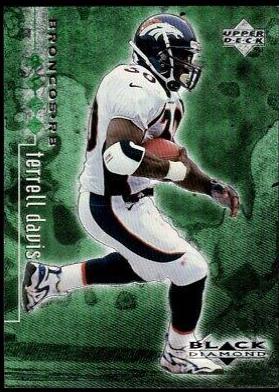 Terrell Davis [Quadruple] #26 Football Cards 1998 Upper Deck Black Diamond Rookies