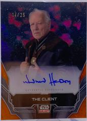 Werner Herzog as The Client [Orange Refractor] #A-WH Star Wars 2024 Topps Chrome Galaxy Autograph Prices