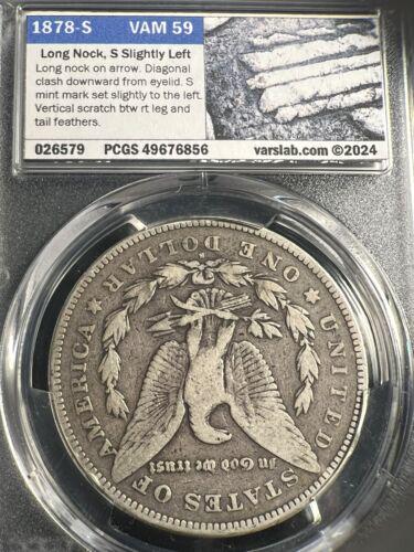 1878 S [VAM-59] Coins Morgan Dollar