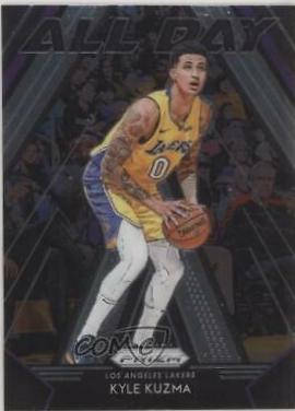 Kyle Kuzma #8 Basketball Cards 2018 Panini Prizm All Day