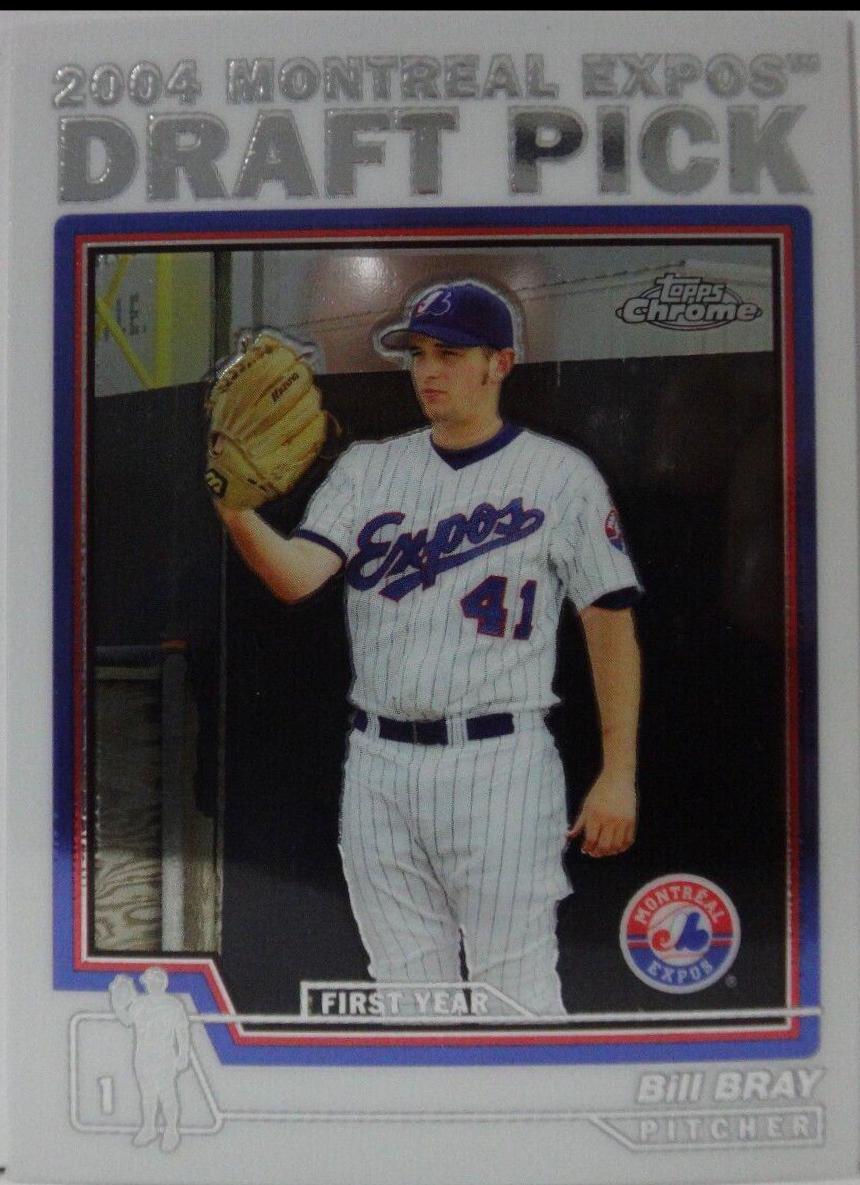 Bill Bray #T77 Baseball Cards 2004 Topps Chrome Traded