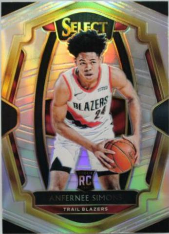 Anfernee Simons 2018 Prizm Rookie Silver authentic Prizm. PSA 9