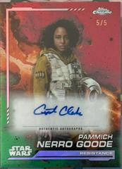 Crystal Clarke as Pammich Nerro Goode [Dathomir Red Refractor] #AU-CC Star Wars 2024 Topps Chrome Autograph Prices