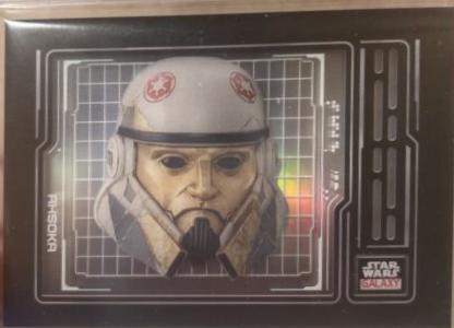 Captain Enoch Helmet #AS-14 Star Wars 2024 Topps Chrome Galaxy Armor Shadowbox