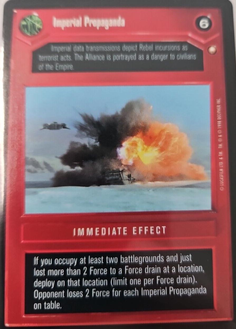 Imperial Propaganda [Limited] Star Wars CCG Special Edition