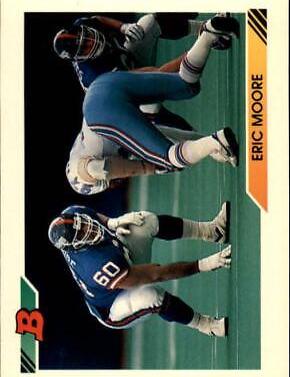 Eric Moore #31 Football Cards 1992 Bowman