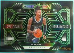 Ja Morant [Green] #12 Basketball Cards 2021 Panini Obsidian Pitch Black Prices