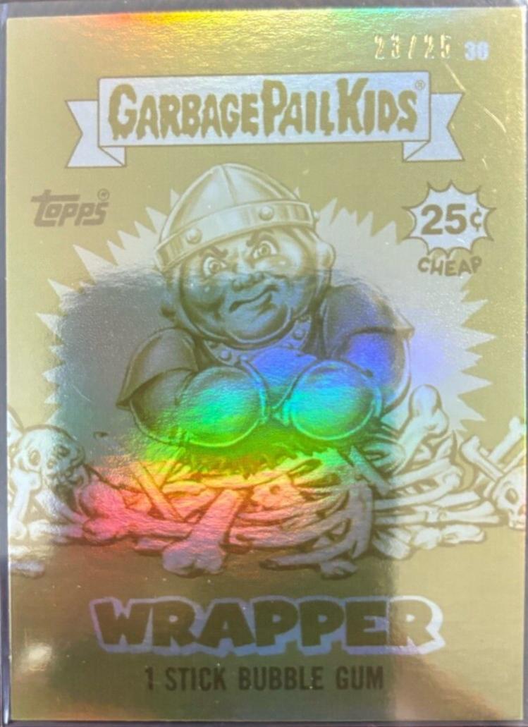 Wrapper [Gold] #30 Garbage Pail Kids 2024 Game Over