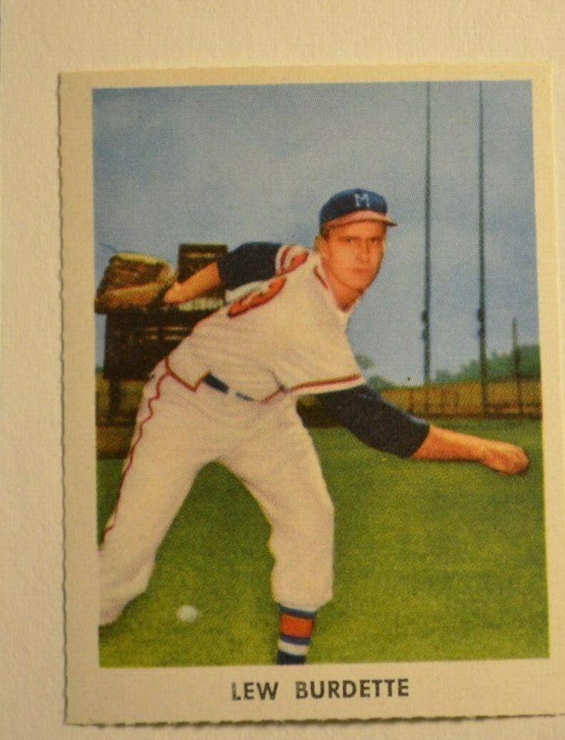 Lew Burdette [Milwaukee Braves] Prices | 1955 Golden Stamps | Baseball ...