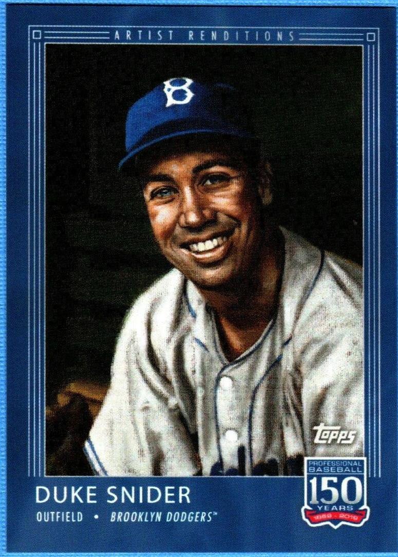 Duke Snider #45 Baseball Cards 2019 Topps 150 Years of Baseball