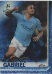 Gabriel Jesus [Blue Wave Refractor] #51 Soccer Cards 2018 Topps Chrome UEFA Champions League Prices