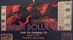 Super Bowl XXV #1 Football Cards 1990 Pro Set Prices