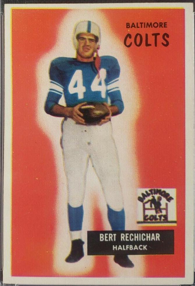 Bert Rechichar #20 Football Cards 1955 Bowman