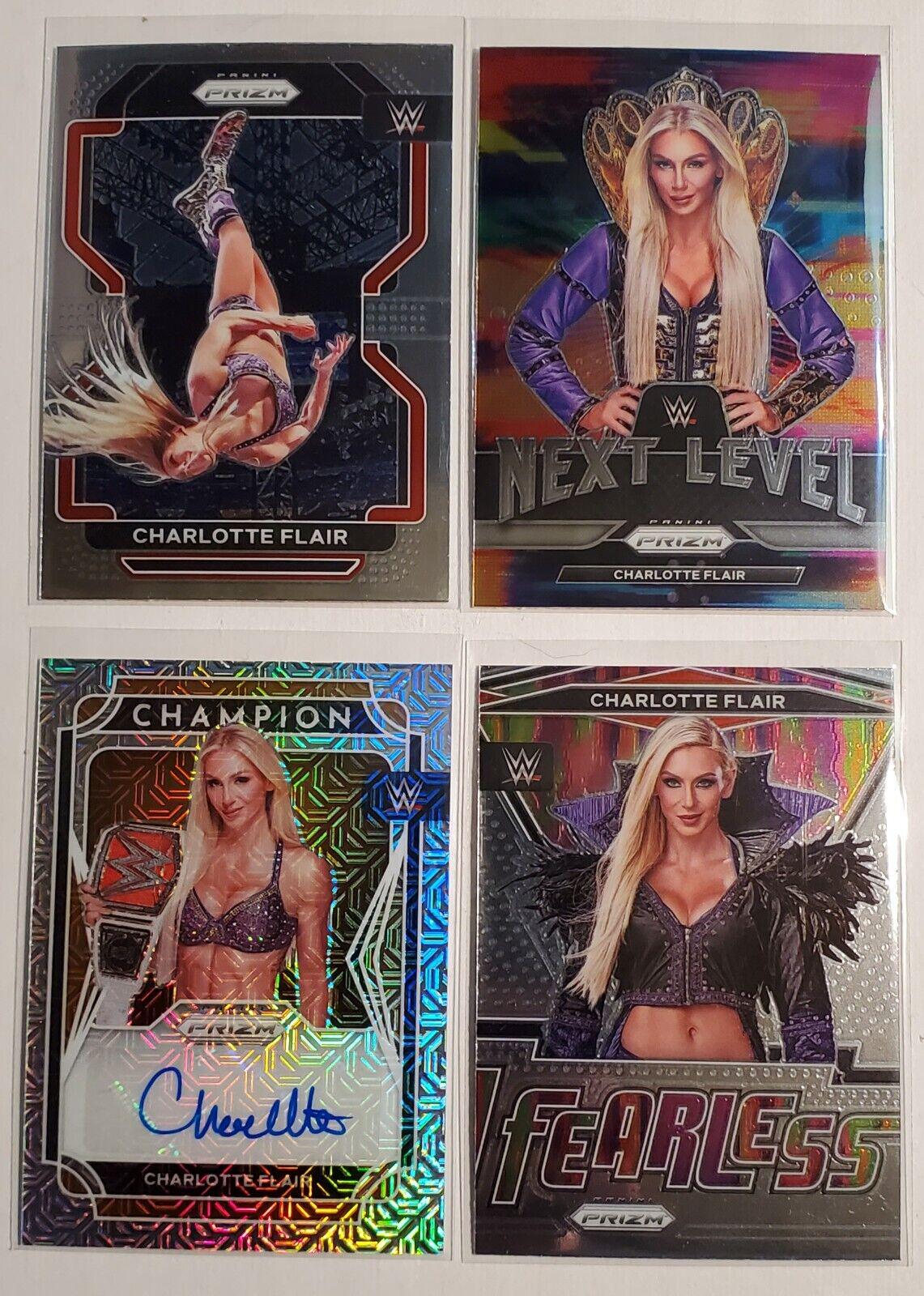 Charlotte deals Flair 2022 Panini Prizm WWE Champion Signatures Green