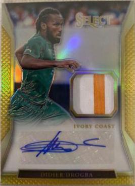 Didier Drogba [Gold] #JA-DD Soccer Cards 2016 Panini Select Jersey Autographs