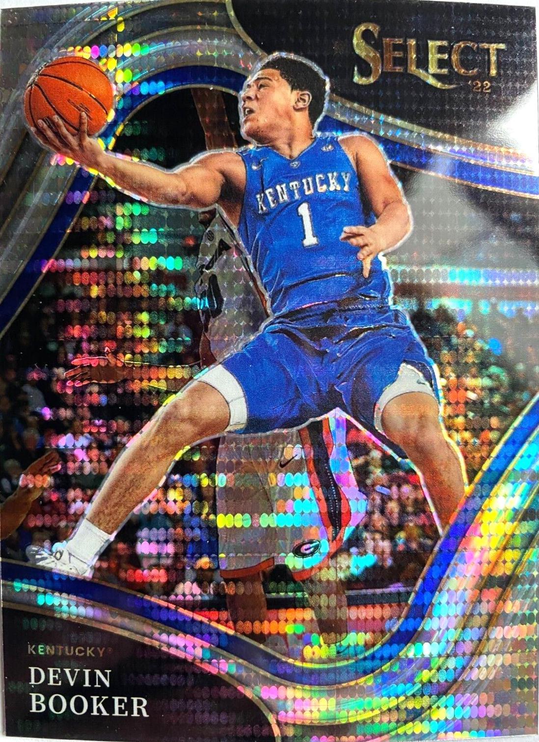 Devin Booker [Pulsar] #25 Basketball Cards 2022 Panini Chronicles Draft Picks Select