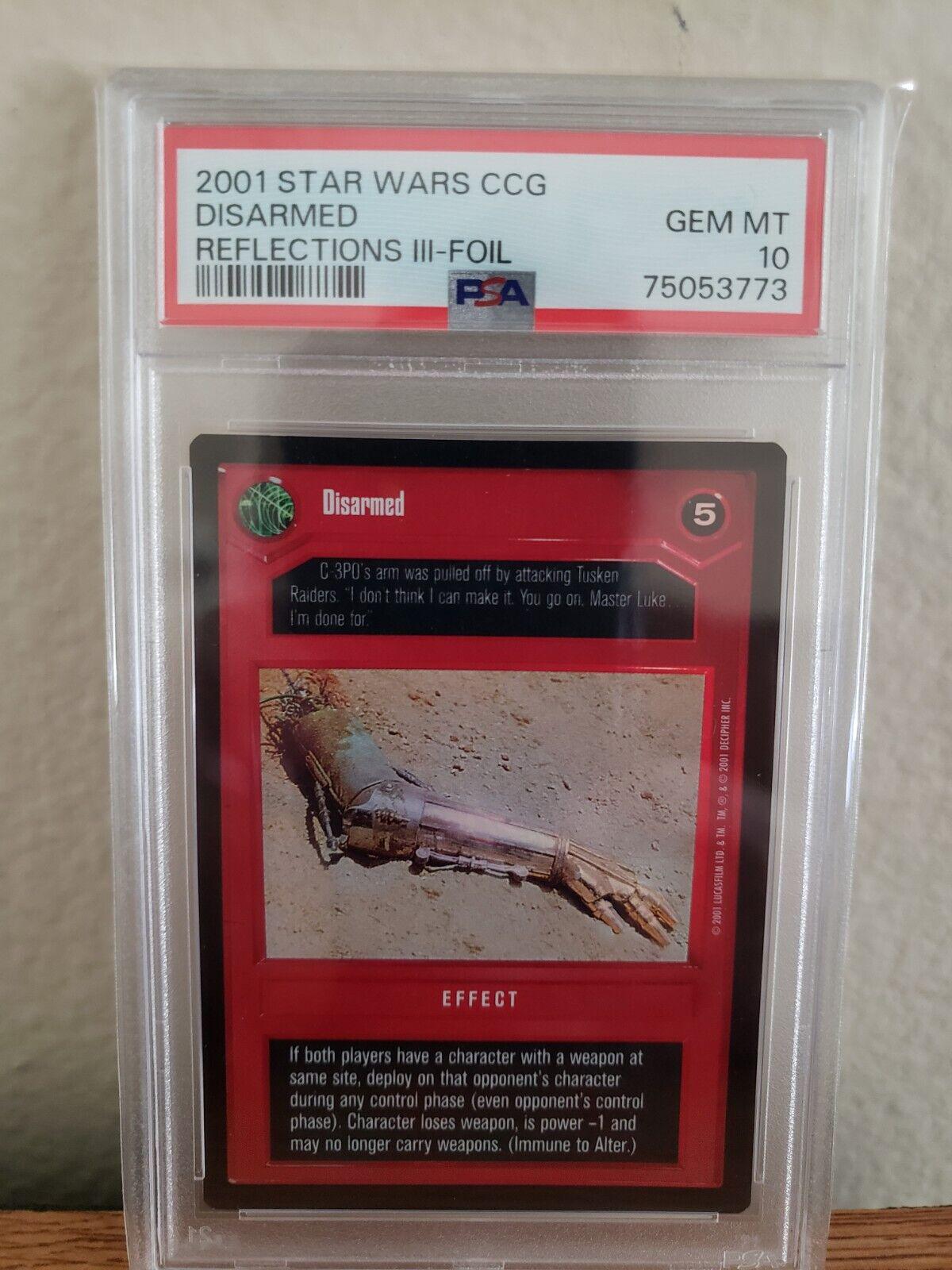 Disarmed [Foil] Star Wars CCG Reflections III