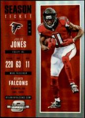 Julio Jones [Red] #1 Football Cards 2017 Panini Contenders Optic Prices