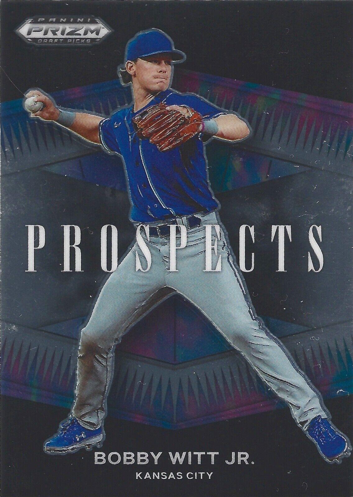 Bobby Witt Junior 2021 Panini absolute prospects gold 4/10 sgc shops 9.5