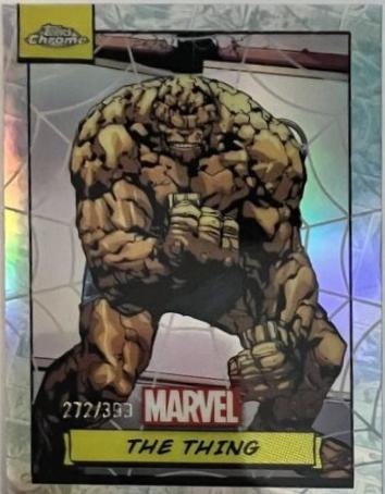 The Thing [Spider Web Refractor] #10 Marvel 2024 Topps Chrome