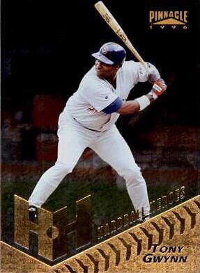 Tony Gwynn [Foil] #267 Baseball Cards 1996 Pinnacle