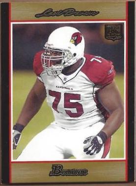 Levi Brown [Gold] #218 Football Cards 2007 Bowman