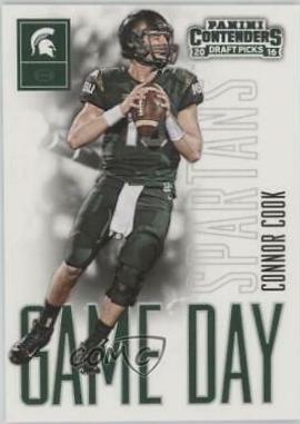 Connor Cook #3 Football Cards 2016 Panini Contenders Draft Picks Game Day Tickets