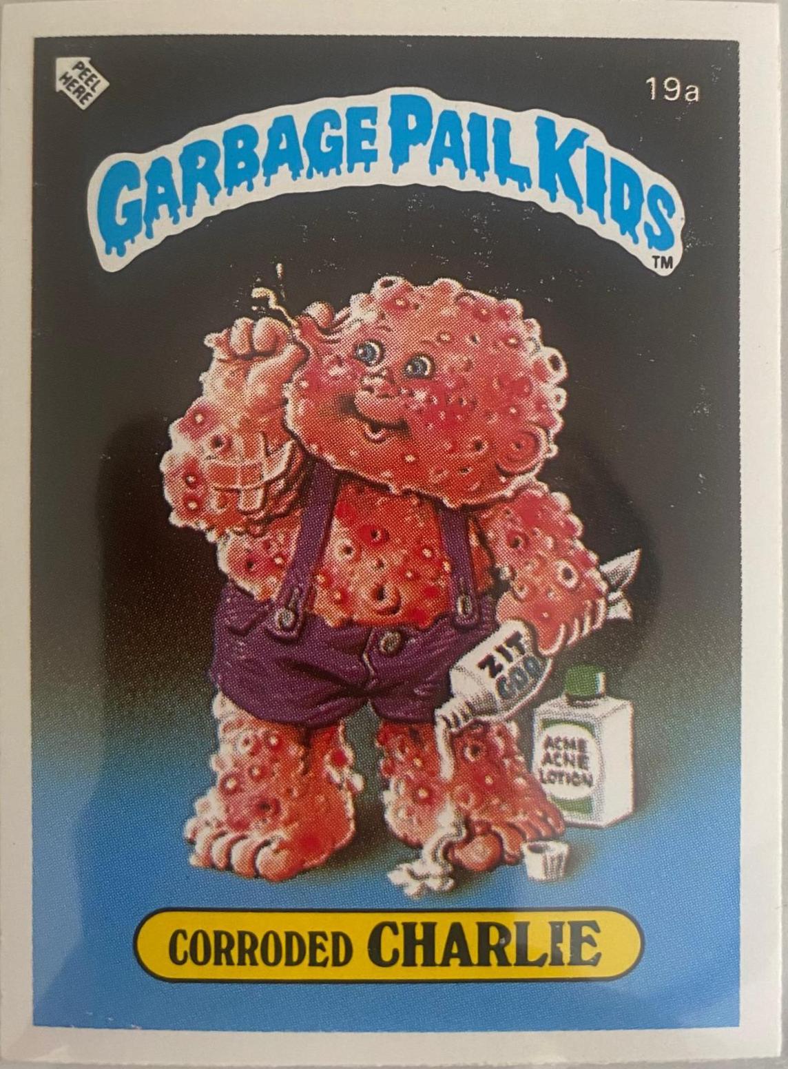 Corroded Charlie #19A Garbage Pail Kids 1985 Mini