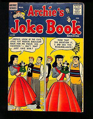 Archie's Joke Book Magazine #33 (1958) Comic Books Archie's Joke Book Magazine