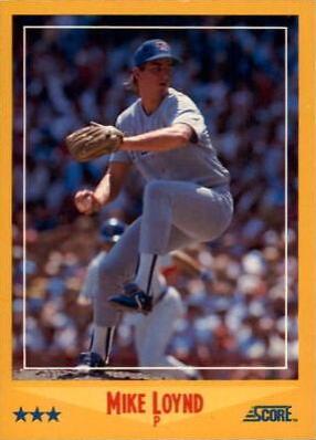 Mike Loynd #491 Baseball Cards 1988 Score Glossy