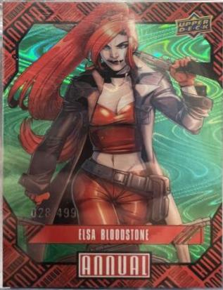 Elsa Bloodstone [Green] #23 Marvel 2023 Upper Deck Annual