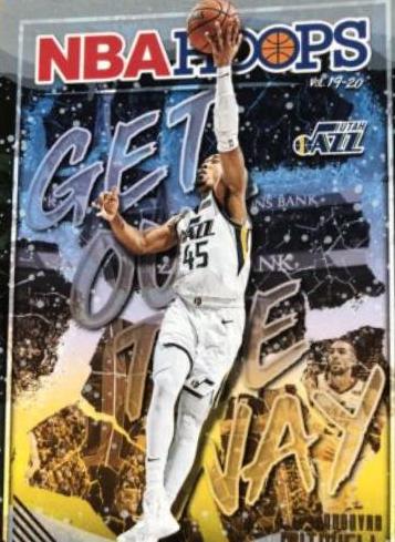 Donovan Mitchell [Winter] #6 Basketball Cards 2019 Panini Hoops Get Out the Way