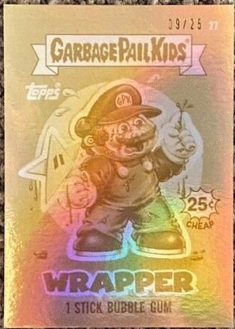 Wrapper [Gold] #27 Garbage Pail Kids 2024 Game Over