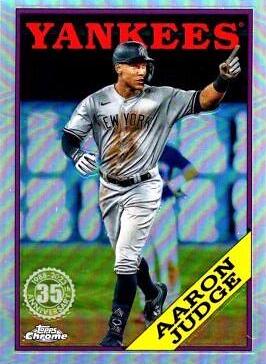 2018 Topps Chrome Aaron Judge 35th Anniv online Refractor # 83T-1 Graded CGG 10 GEM MT