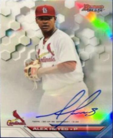 Alex Reyes [Refractor] #B16-AR Baseball Cards 2016 Bowman's Best of 2016 Autograph