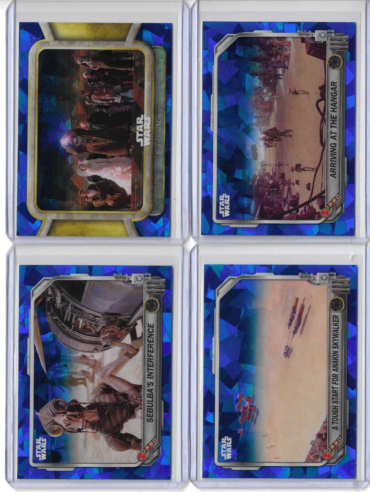 A Tough Start for Anakin Skywalker #PR-4 Star Wars 2024 Topps Chrome Sapphire Podracing