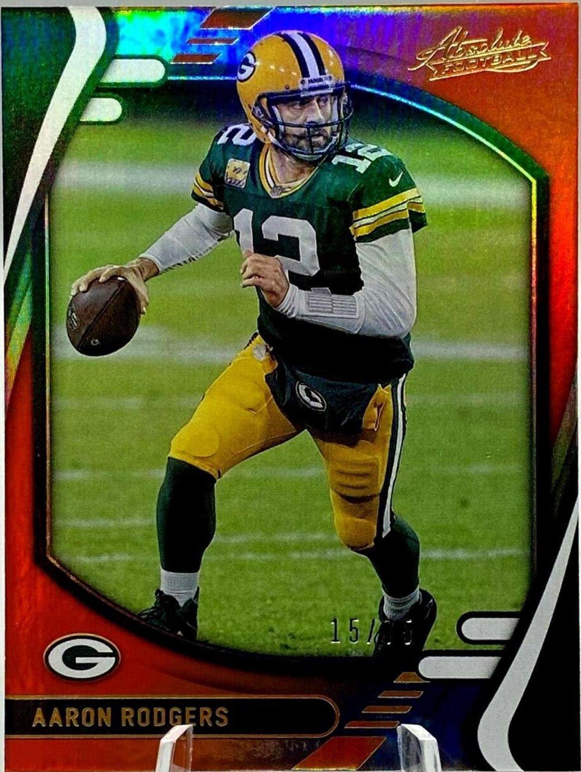 Aaron Rodgers Spectrum 58 Prices 2021 Panini Absolute Football Cards