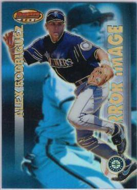 Gonzalez, Rodriguez [Refractor] #M1 Baseball Cards 1999 Bowman's Best Mirror Image