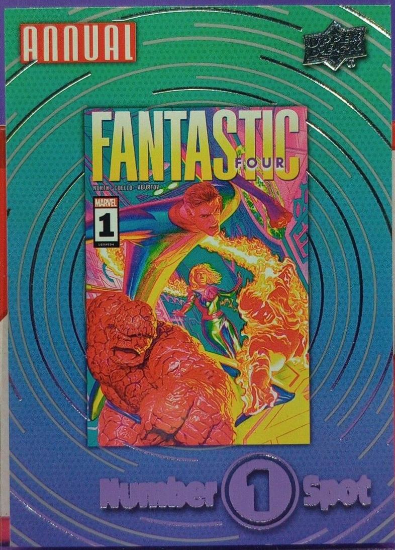 Fantastic Four #N1S-6 Marvel 2022 Upper Deck Annual Number 1 Spot