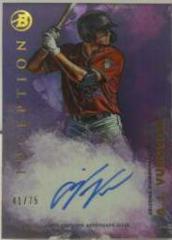 A. J. Vukovich [Fuchsia] #PA-AVH Baseball Cards 2021 Bowman Inception Autographs Prices