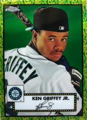 Ken Griffey Jr. [Green Yellow] #493 Baseball Cards 2021 Topps Chrome Platinum Anniversary Prices