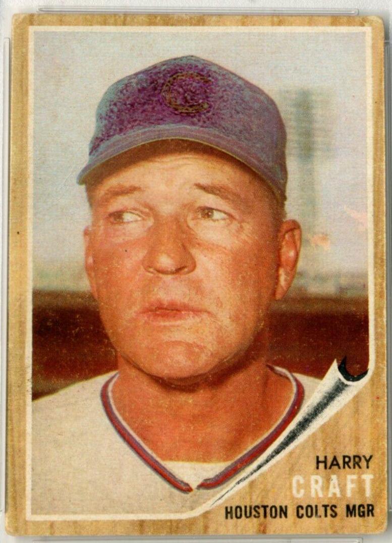 Harry Craft #12 Baseball Cards 1962 Venezuela Topps