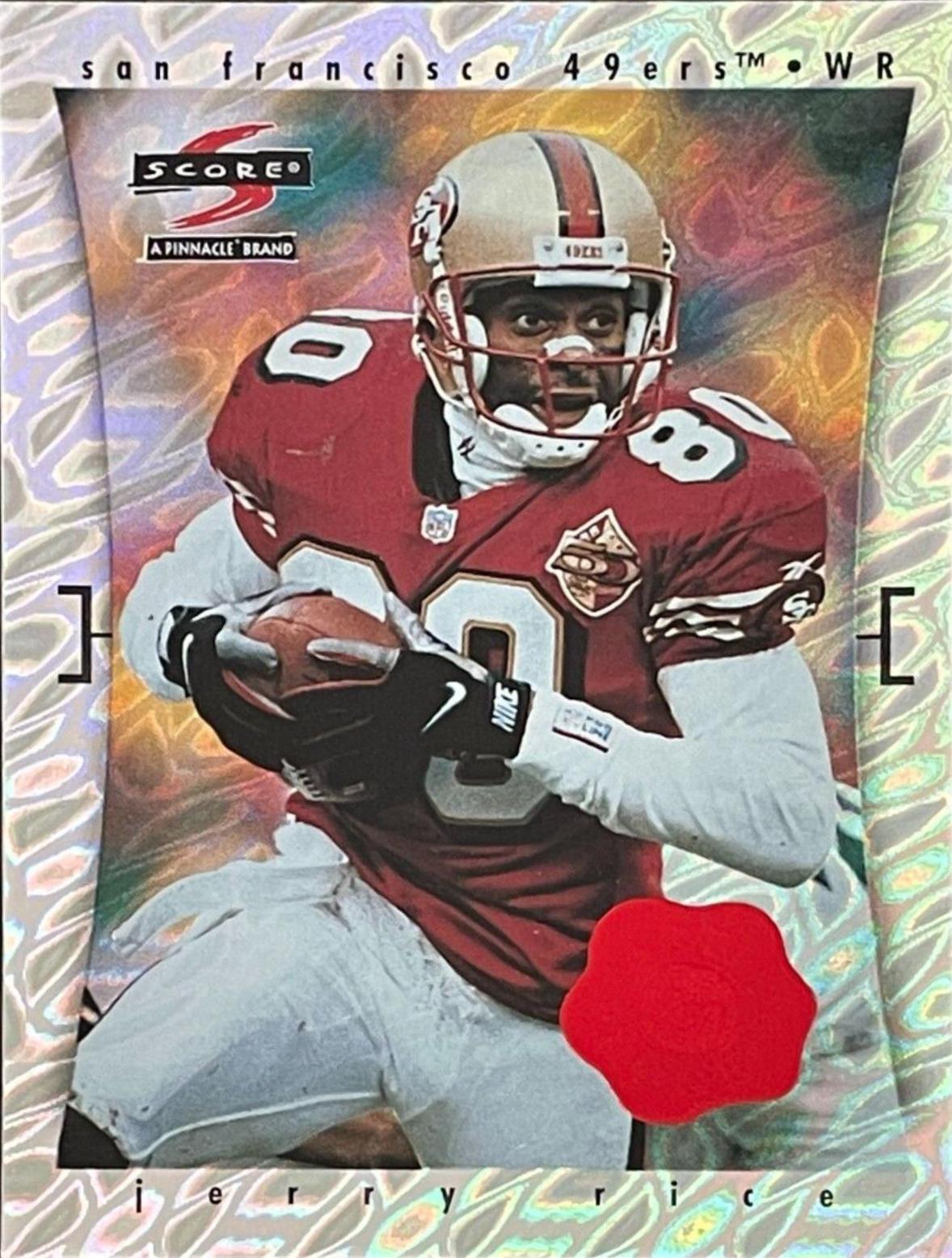 Jerry Rice [Showcase Artist's Proof] #6 Football Cards 1997 Panini Score