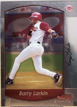 Barry Larkin #4 Baseball Cards 2000 Bowman Chrome